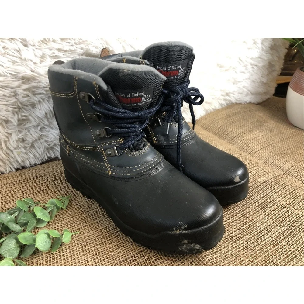 High Sierra Womens Teen Leather Hiking Boots Women's Size 6 Beautiful Condition‎